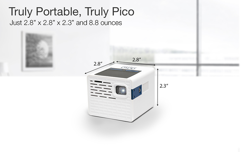 P2A Smallest 130 Lumen Pico Projector