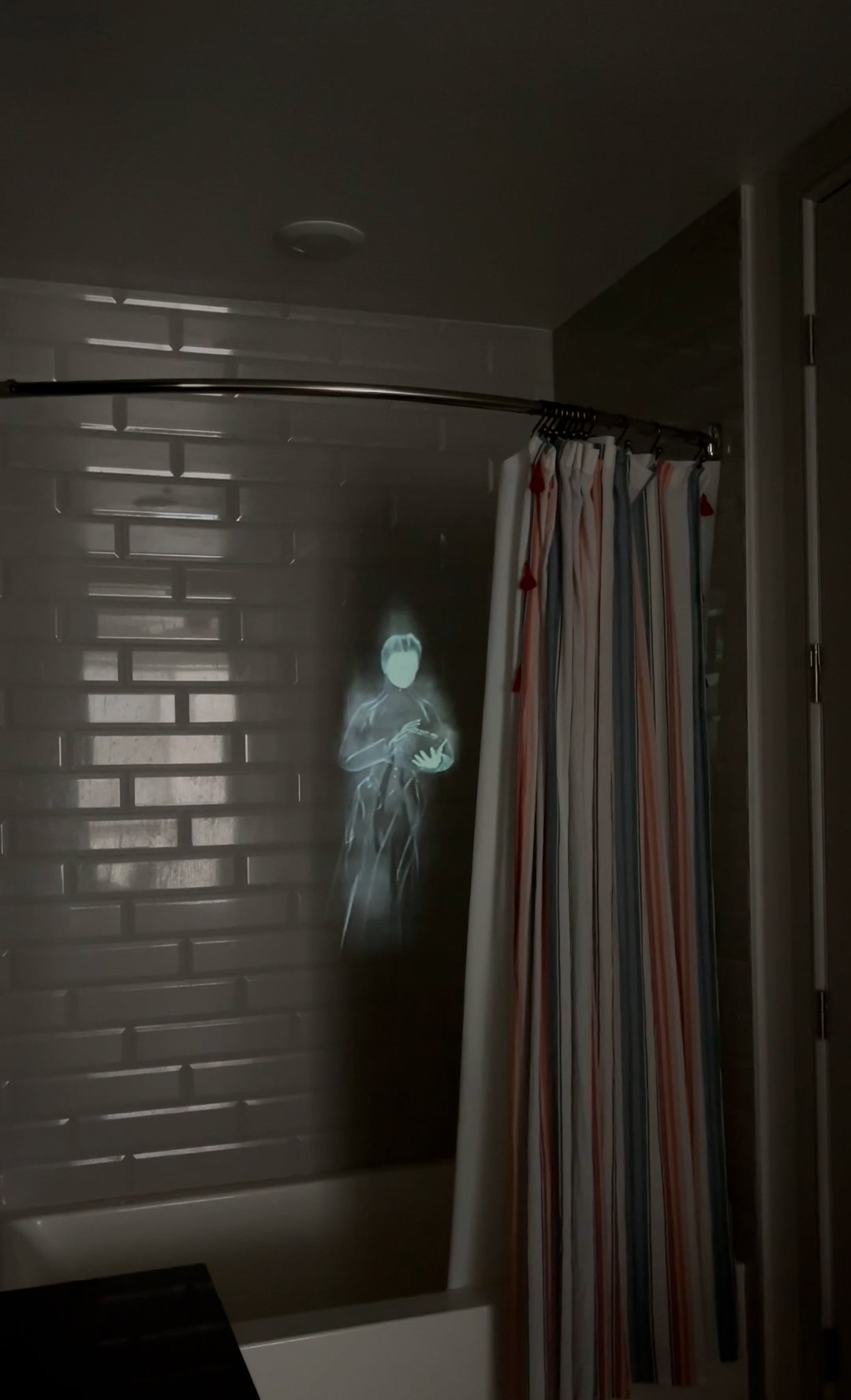 Real life projection of Ghost of Prudence Primm using HP2