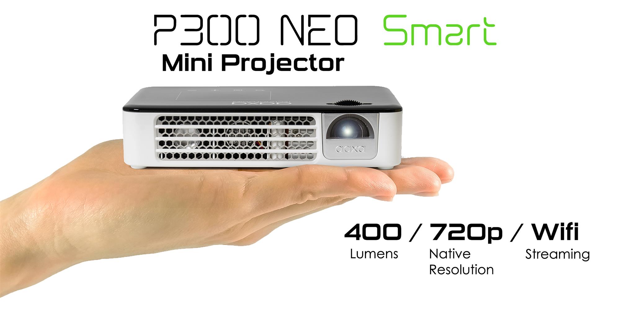 P300neo Smallest 400 Lumen Pico Projector