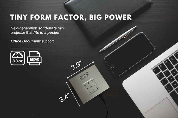 The P6X weights just 1.8lbs and is a mobile presentation platform. With its massive 15000mah battery.