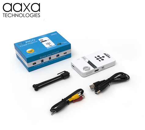 bovenste gezond verstand Verbaasd AAXA LED Pico Pocket Projector - DLP Hand-held Mini Projector - LED Pocket  Projector