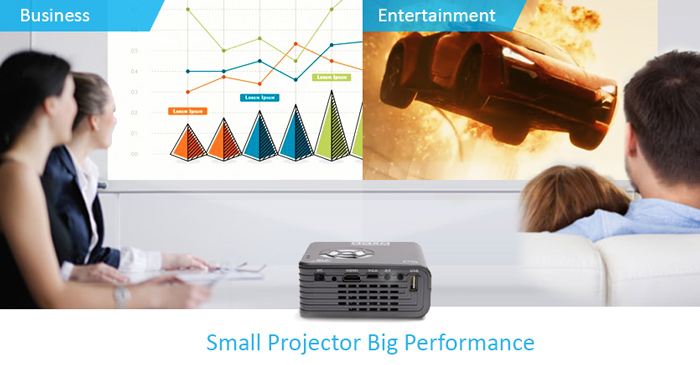 P5 Smallest 300 Lumen Pico Projector